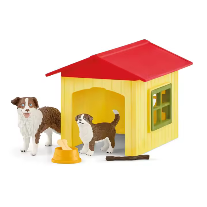 Schleich Caseta de Perro Farm World - Acogedora para Descansar - 1
