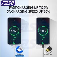 Cable De Carga Rápida Tipo C FASO 1-3PCS 10A 100W Para Samsung Huawei Xiaomi Redmi Cable De Datos USB C Material PVC - details 3