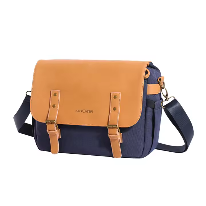 Bolso De Hombre Para Cámara K & F CONCEPTO A Prueba de Golpes Ajustado Para DSLR SLR Sin Espejo Con Divisores Desmontables Apta Para Portátil De 14 Pulgadas - 1