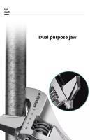 Llave De Abrazadera Ajustable GREENER Con Abertura Grande Herramientas Domésticas De Acero Cr-V Para Angulo Slidable 8-10-12-15 Pulgadas - details 3