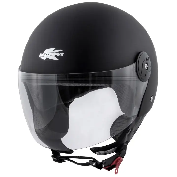 Casco Jet Kappa KV40 Hawaii Negro Mate - 1