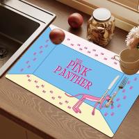 Mantel De Cocina Pink Panther No Esmerilado Resistente Al Calor Con Antiadherente Y Drenaje Para Mesa Y Platos Tamaño Variado - details 7