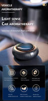 Nuevo Difusor De Aroma Para Coche Con Energía Solar Rotativo Y Terapia Aromaterapia Adornos De Interior Accesorios De Perfume Fragancia - details 0