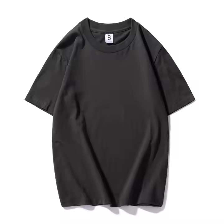Camiseta De Algodón Para Hombre De La Marca KB Camiseta De Manga Corta En Color Sólido Para Primavera Estilo Casual Lavado a Mano - 1