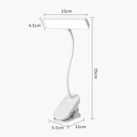 Lámpara De Mesa USB Recargable Luz Nocturna Lectura LED 3 Modos Dimming Protección Ocular Lámpara De Borde Para Cama Moderna - details 10