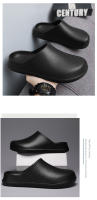 Zapatillas De Verano Para Hombre Antideslizantes Resistentes Al Aceite Zapatos De Cocina Para Enfermero Casual EVA Ligeros Y Suaves Clogs - details 2