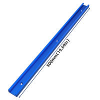 Juego De Herramientas Para Trabajar Madera FNICEL T30 Track T-Slider T Slot Miter Jig 50cm Guía De Angulo Para Mesa De Sábanas Y Router DIY - details 2