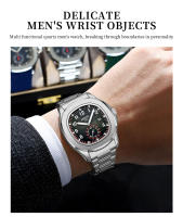 Reloj De Pulsera De Cuarzo Para Hombre NIBOSI Deportivo De Lujo Con Fecha Automática Resistente Al Agua Y Luminoso Reloj De Hombre AQUANAUT De Bandera Top Marca - details 1