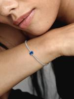 Pandora - Pulsera de Tenis con pavé brillante-Plata de Lei - details 3
