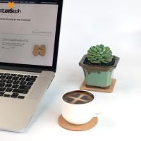 Juego De Coasters De Madera De Goma Leeseph Multifuncional Resistente Al Calor Para Hot Pots Pans Tazas Y Cristales Plantas - details 3