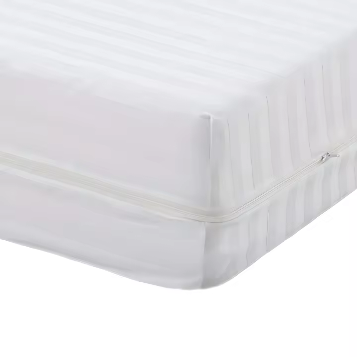 Funda de Colchón Cama de 150 cm – Hipoalergénica, Antibacteriana, Transpirable, Ajustable con Cremallera – Protector de Colchón Blanco King Size - Hipoalergénica, Antibacteriana, Transpirable, Ajustable con Cremallera - 1