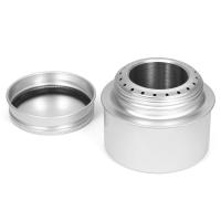 TOMSHOO Estufa Portátil De Aleación De Aluminio Mini Para Camping Y Senderismo Con Tapa Quemador De Viaje Para Cocinar a Base De Alcohol Sólido - details 11