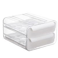 Organizador De Nevera De Dos Niveles Para Huevo Caja De Almacenamiento De Huevos Tipo Cajón Organizador De Cocina Para Nevera - details 5