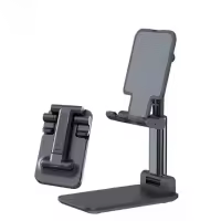 Soporte Ajustable Para Teléfono Móvil Y Tableta  De Metal Para Escritorio Soporte Plegable Y Extensible Para iPhone iPad Compatible Con Marcas Universales - details 1