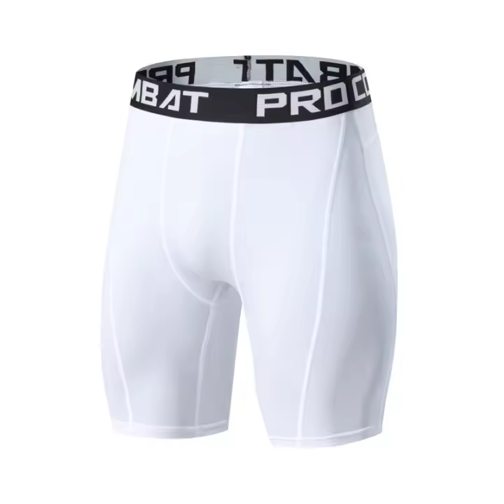 Shorts De Bodybuilding Para Hombre Fitness Workout Elasticos Compresion Tights Leggings Musculares Inseam Gym Male Muscle Alive - 1
