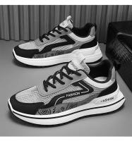 Zapatos De Deporte Para Hombre 2024 Nuevos U Cuero Casual Vulcanizados Transpirables Zapatillas De Caminar Y Correr Plataforma Planas Con Cierre Elástico Material De Suela EVA Talla Verdadera Para Verano - details 15