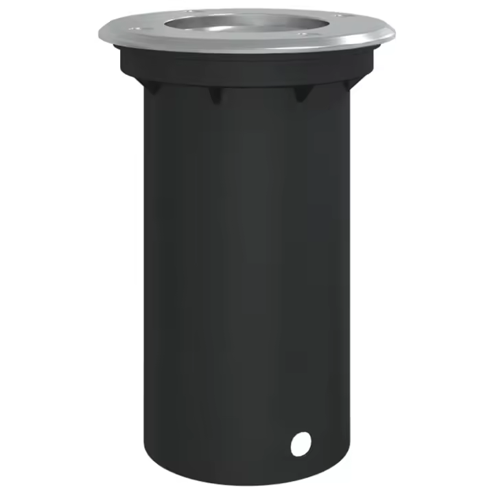vidaXL Foco de suelo de exterior aluminio negro Forma Cuadrado, Circular - 1