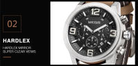 Reloj De Pulsera Deportivo De Lujo Para Hombre MEGIR Con Dial De 48mm Cuarzo Resistente Al Agua De Leather Calendario Cronógrafo Moda Y Casual - details 7