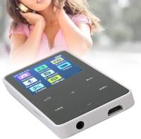 Reproductor de MP3 con Radio FM y Grabadora de Voz, Reproductor de MP4 con Pantalla Táctil de 1,8 Pulgadas con Bluetooth, Reproductor de Música Portátil Ligero Sin Pérdidas Hifi (Blanco) - details 3