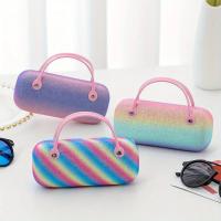 Estuche De Gafas Color Block Rainbow Y2K Estilo Cool Y Lindo Con Manija Caja De Almacenamiento Para Joyería Y Lentes Bolsa De Mano Unisex - details 4