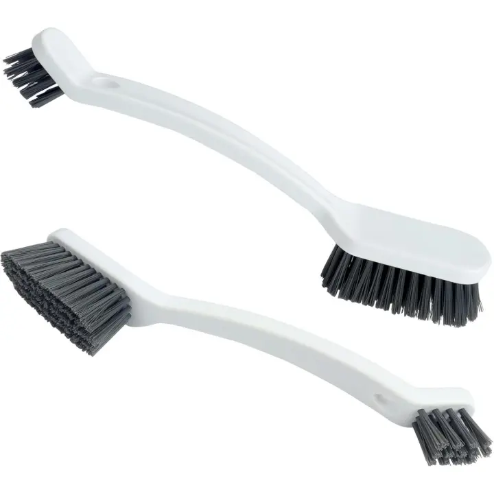 Cepillo para zapatos, paquete de 2, cepillo para limpiar pisos, cepillo para limpiar grietas, cepillo para limpiar pisos, cepillo para limpiar grietas, cepillo para limpiar baños, duchas y lavabos. - 1