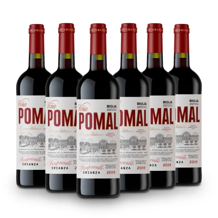 Viña Pomal Crianza - Vino Tinto - Caja 6 Botellas 75cl - 1