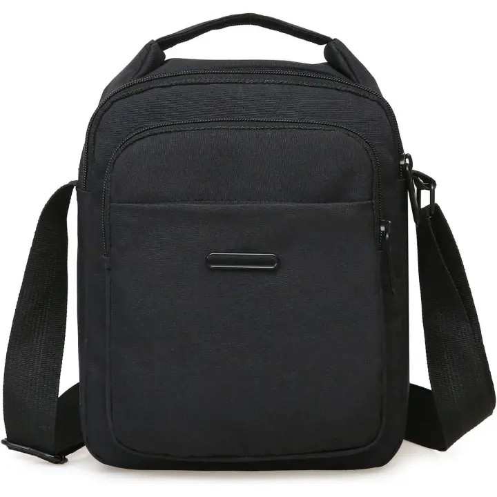 Bandoleras Hombre Bolso Mensajero Pequeño Mariconeras Crossbody Unisex Shoulder Bag Cartera Monedero Correa Ajustable para deportes, Trabajo, Casual, Viajes - 1