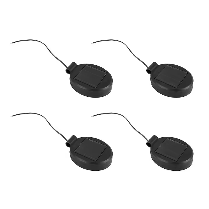 4 paquetes de Luz LED solar reemplazo parte superior Panel, panel solar Lintera bombilla Accesorios - 1