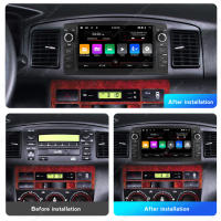 MEKEDE 2din Android 13 Radio De Coche Con Wireless CarPlay Y Android Auto GPS Multimedia Para Toyota Corolla E120 2003-2006 BYD F3 Estéreo Touch Screen 7' 2G RAM 32G ROM Soporte WiFi Y Control Del Volante - details 6