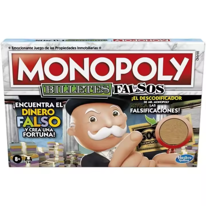 Monopoly decodificador para encontrar billetes falsos juego de mesa para familia - 1