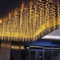 Guirnalda De Navidad Con Luces De Cuchilla LED Cortina De Escritorio Decorativa Para Jardín Exterior Bodas Y Calle - details 0