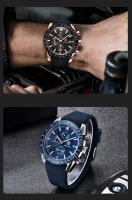 Reloj De Pulsera Deportivo Para Hombre BENYAR 2024 Estilo Casual Lujo Acero Inoxidable Resistente Al Agua Y Al Choque Movimiento Cuarzo - details 19