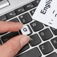 Pegatinas De Teclado Ruso Francés Inglés Árabe Español Portugués Coreano Ucraniano Italiano Para Portátil Y Escritorio PC - details 1