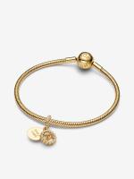 Pandora - Charm colgante de pastel de feliz cumpleaños - Baño de oro de 14k - details 2