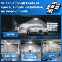 Bombilla LED Plegable E27 Para Garage Y Tienda Luz De Techo Ajustable Multi Panel Para Ferretería Almacén Iluminación Industrial - details 7