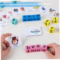 Crucigramas, Juegos de Ortografía, rompecabezas de Letras, tarjetaseducativas of the alphabet, juguetes Educativos para niños - details 0