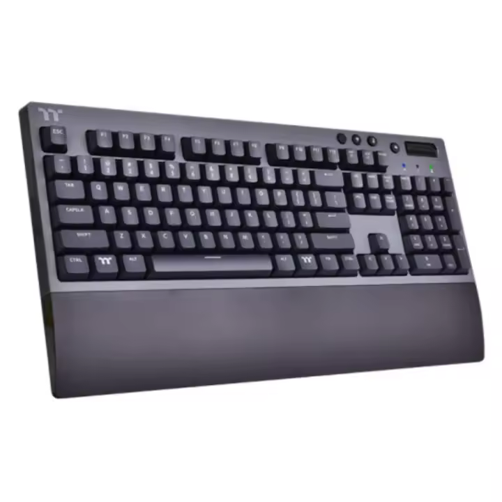 TECLADO THERMALTAKE W1 WIRELESS GAMING CHERRY MX RED NEGRO - 1