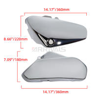 Cubierta De Batería Cromada Para Motocicleta Izquierda Y Derecha Protector De Parachoques Para Suzuki Boulevard Voluisa C50 VL400 VL800 2005-2017 - details 9