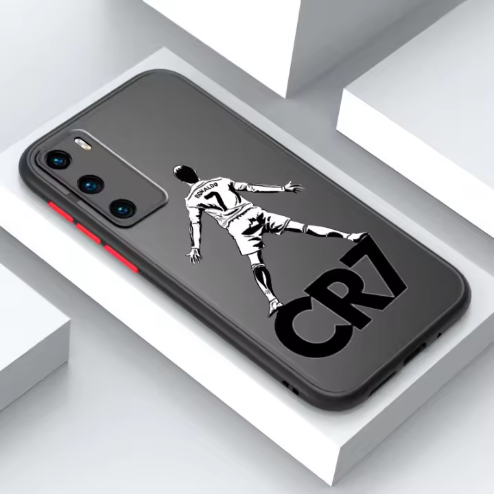 Funda De Teléfono CR7 Football Para OPPO A98 A96 A94 A78 A77 A76 A74 A72 A57 A56 A55 A53 Translúcido Con Diseño De Fútbol Anti-Scratch Resistente Al Polvo Y Antideslizante - 1