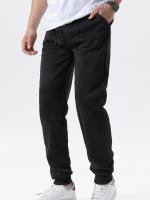 Pantalones De Correr Invierno Para Hombre/Mujer Joggers Deporte Fitness Gimnasio Fleece Color Sólido Trousers De Poliéster - details 1