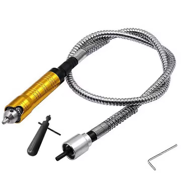 Máquina de grabado Eje flexible de 6 mm Cabezal de eje flexible Taladro eléctrico Mango Mandril Mini amoladora A - 1