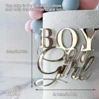 Nuevos Toppers De Cumpleaños Feliz En Acrílico Dorado Para Niñas Y Niños Decoración De Pastel Para Fiesta De Cumpleaños Regalo De Baño De Bebé - details 8