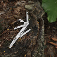 Cuchillo De Bolsillo Multifuncional Para Camping Y Sobrevivencia Actividades Al Aire Libre Y Indoor Con Destornillador Corkscrew Tijeras Y Sierra - details 7