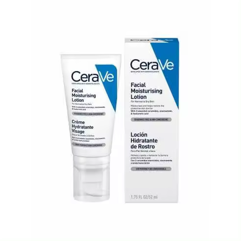 Cerave Loción Facial Hidratante PM - Hidratación Duradera - Piel Sensible - 1