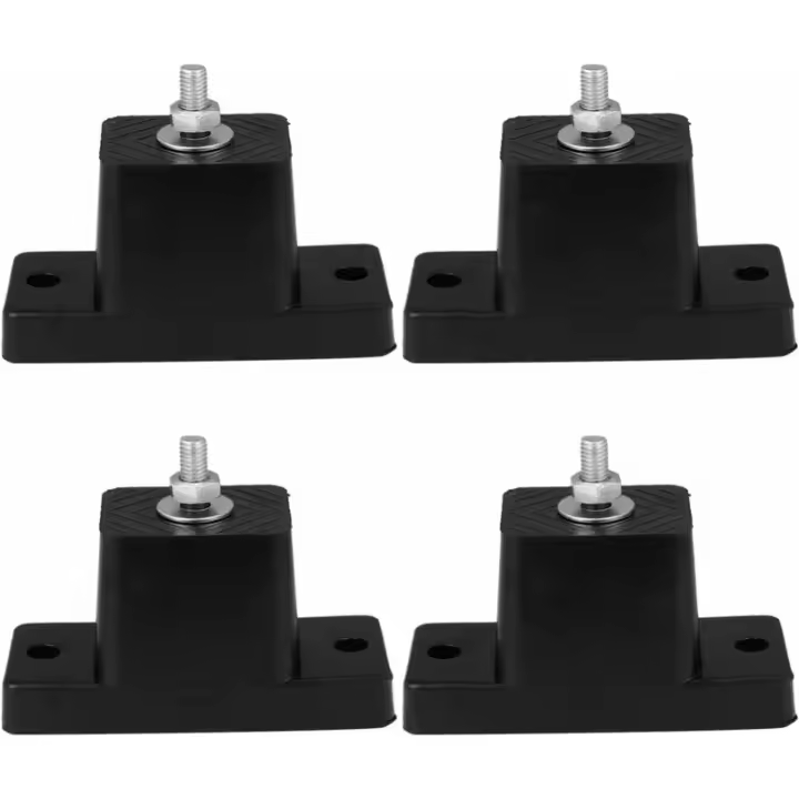 Paquete de 4 soportes de montaje de aislador de vibración de goma/soporte de montaje de aire acondicionado - 1