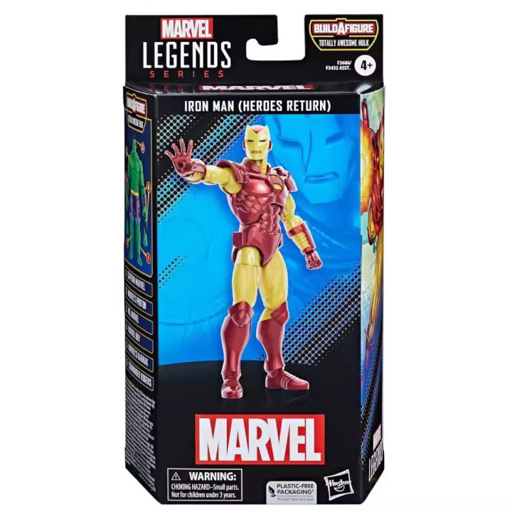 Figura Iron Man (Heroes Return) Marvel Legends Series Hasbro 15 cm. Cómics - 1