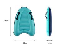 Tabla De Surf Inflable Para Niños Con Manijas Portátil Flotador Para Piscina Y Playa Accesorio Deportivo Para Agua Unisex - details 3