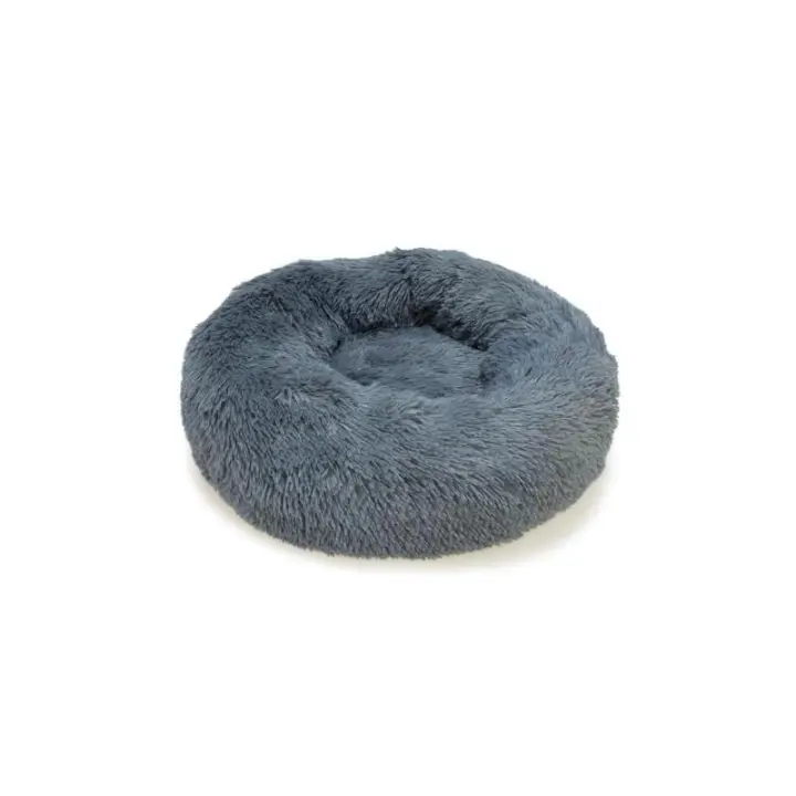 Cama Redonda Suave Gris Oscuro 50Cm - 1