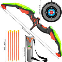 Juego De Tiro Deportivo Para Niños Arco Y Flechas Juguetes De Exterior Regalo De Cumpleaños Y Navidad Desarrolla La Habilidad De Agarrar Y Moverse - details 6
