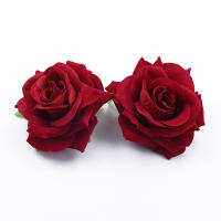 Rosa De Seda 10CM Flores Artificiales Para Bodas Navidad Arcos De Jardín DIY Regalo Adorno De Casa Y Cabeza - details 20